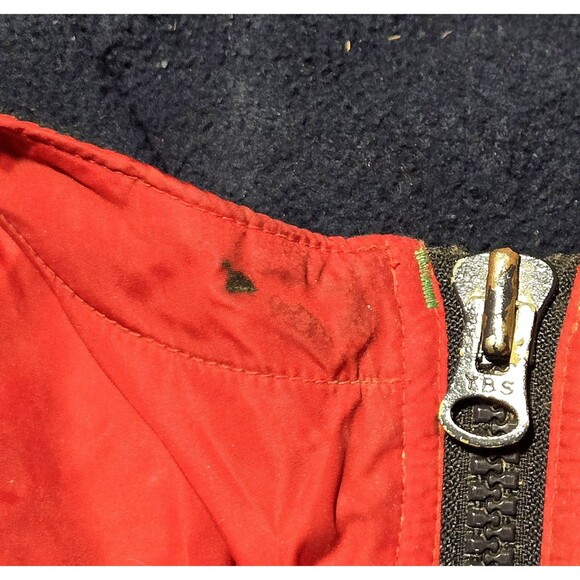 VTG Tommy Hilfiger Sailing Jacket Flag 2X Color Block Hood 1/4 Zip Fleece Lined - Picture 11 of 12